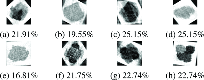 Simultaneous reconstruction of eight distinct protein conformations from a mixed heterogeneous dataset